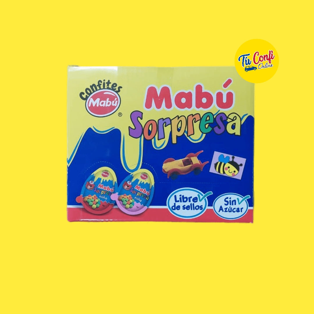Mabú Sorpresa - Huevos Sorpresas y Otros - Confites MABU Dulces